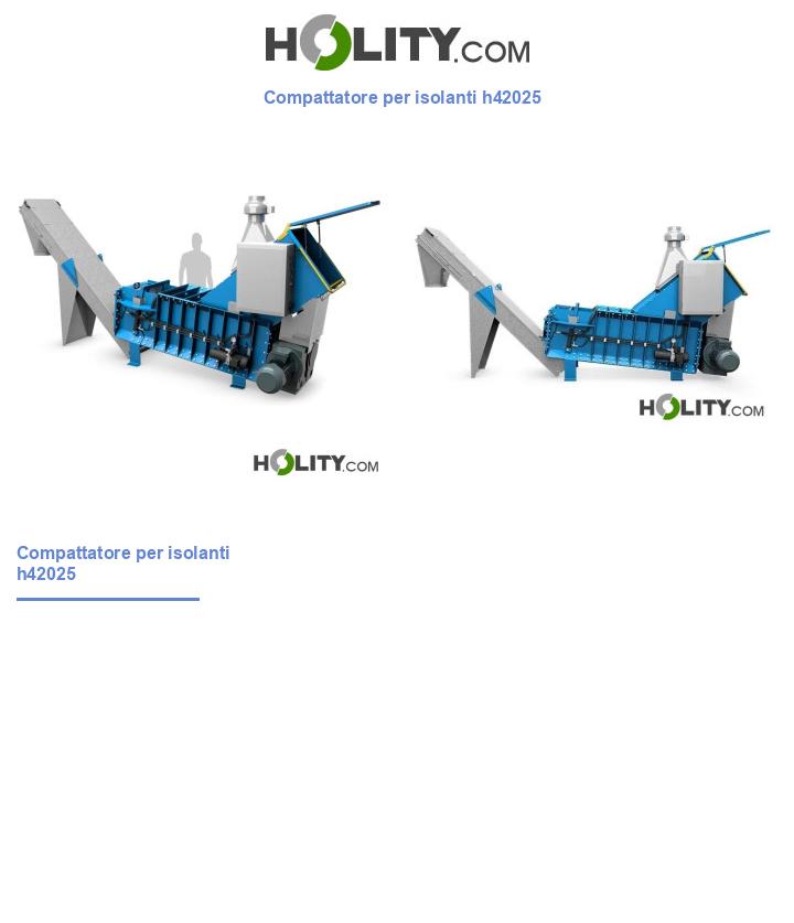 Compattatore per isolanti h42025