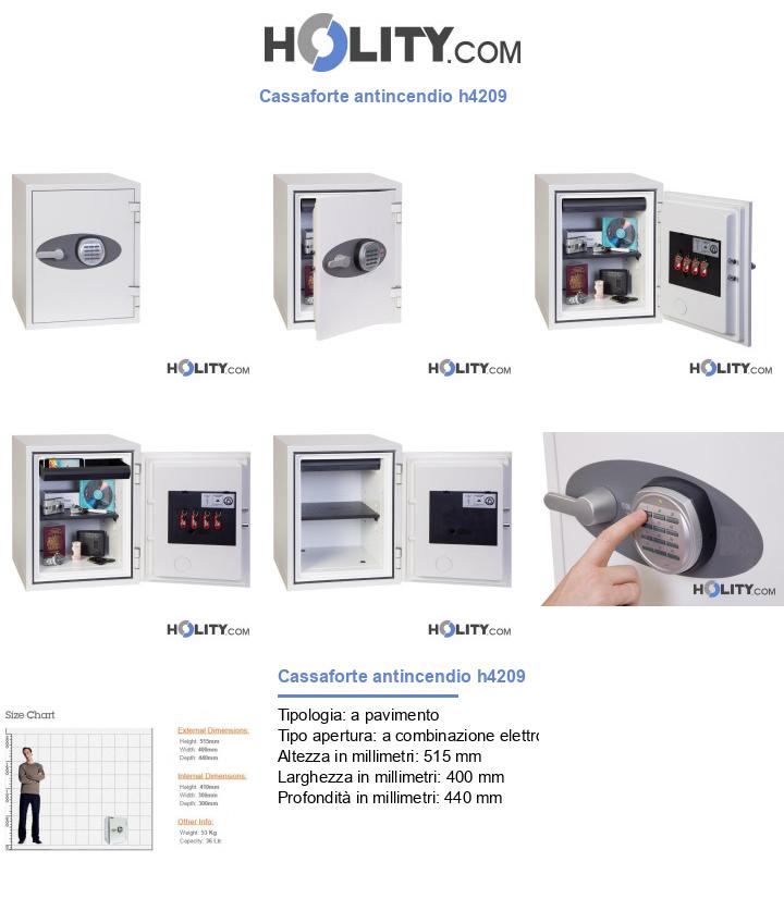 Cassaforte antincendio h4209