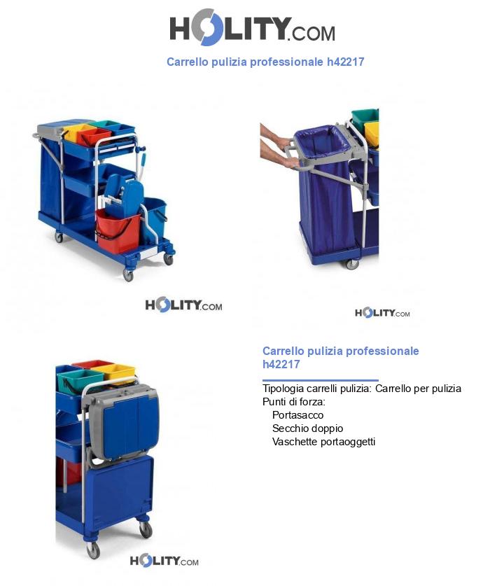 Carrello pulizia professionale h42217