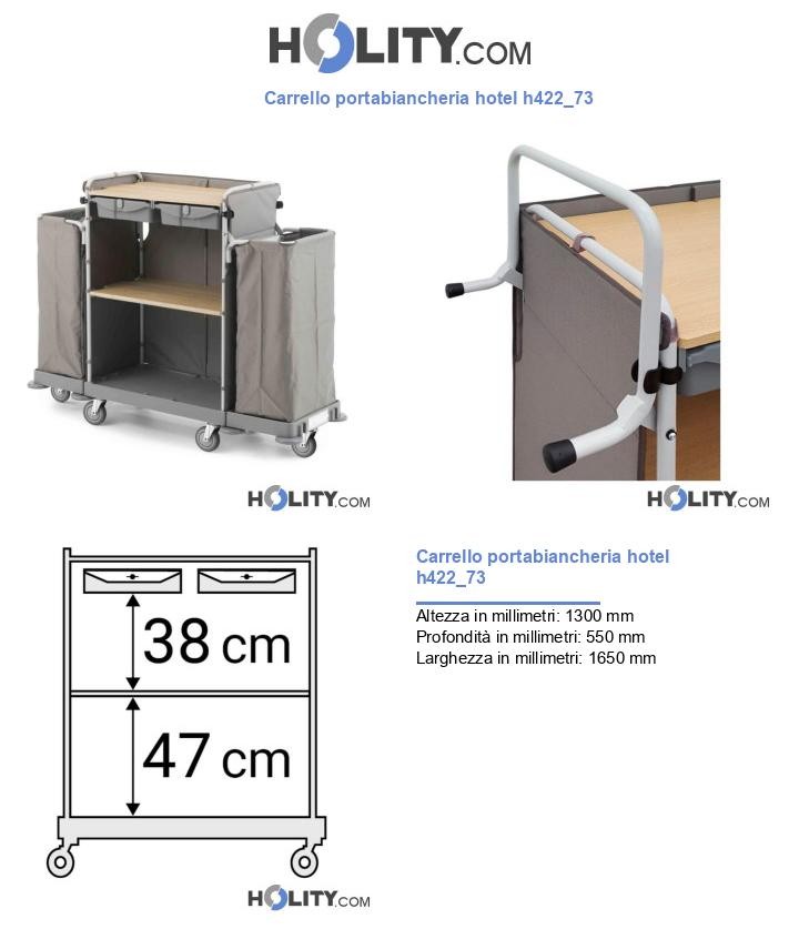 Carrello portabiancheria hotel h422_73