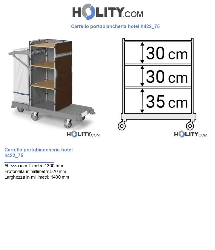 Carrello portabiancheria hotel h422_75