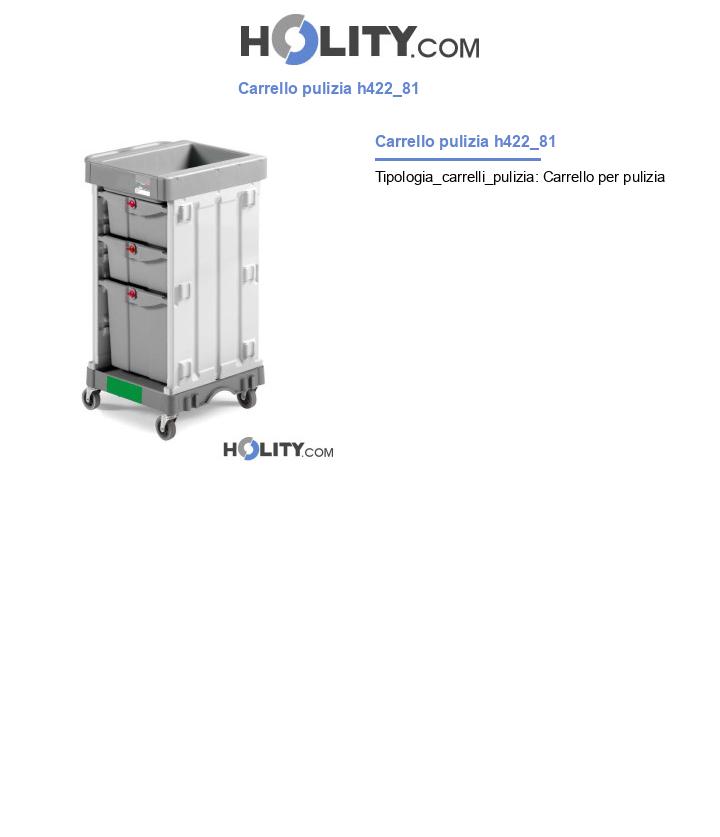 Carrello pulizia h422_81