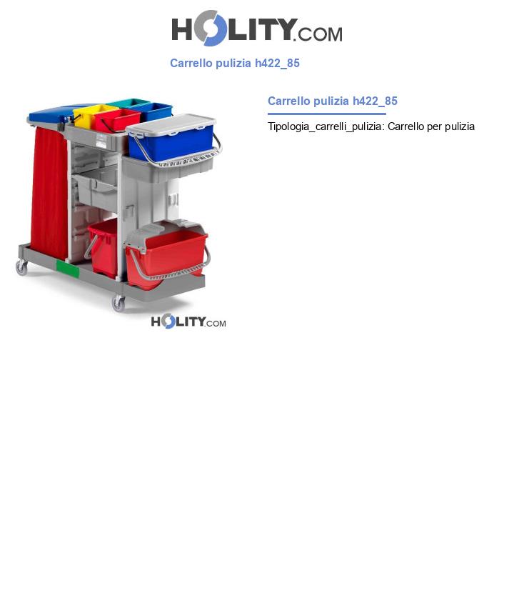 Carrello pulizia h422_85