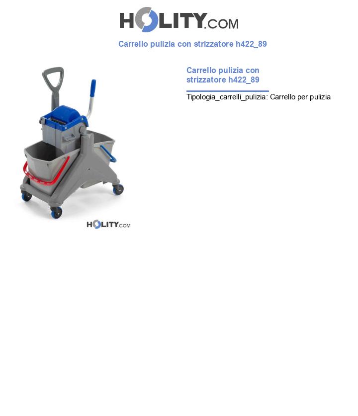 Carrello pulizia con strizzatore h422_89