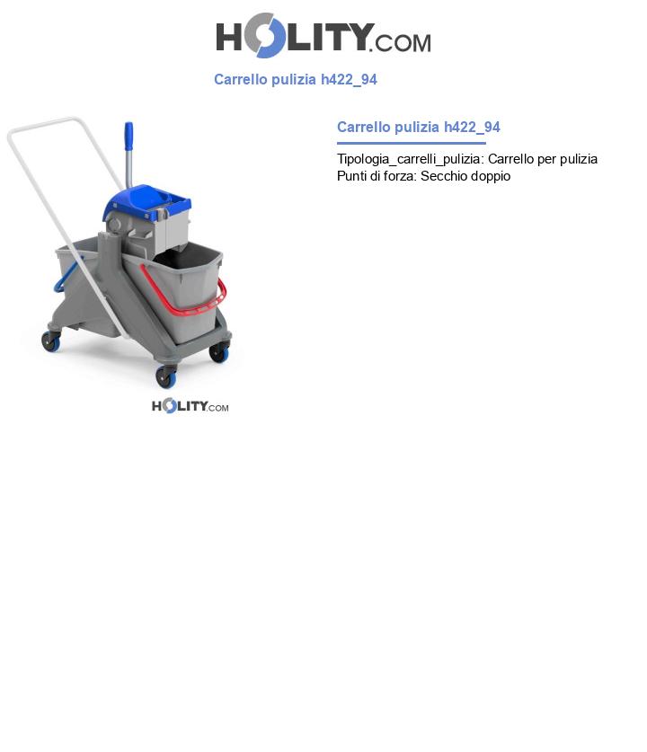 Carrello pulizia h422_94