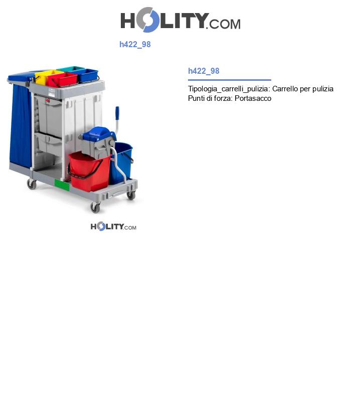 Carrello pulizia h422_98