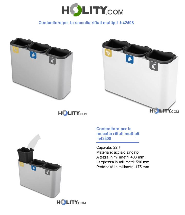 Contenitore per la raccolta rifiuti multipli  h42408