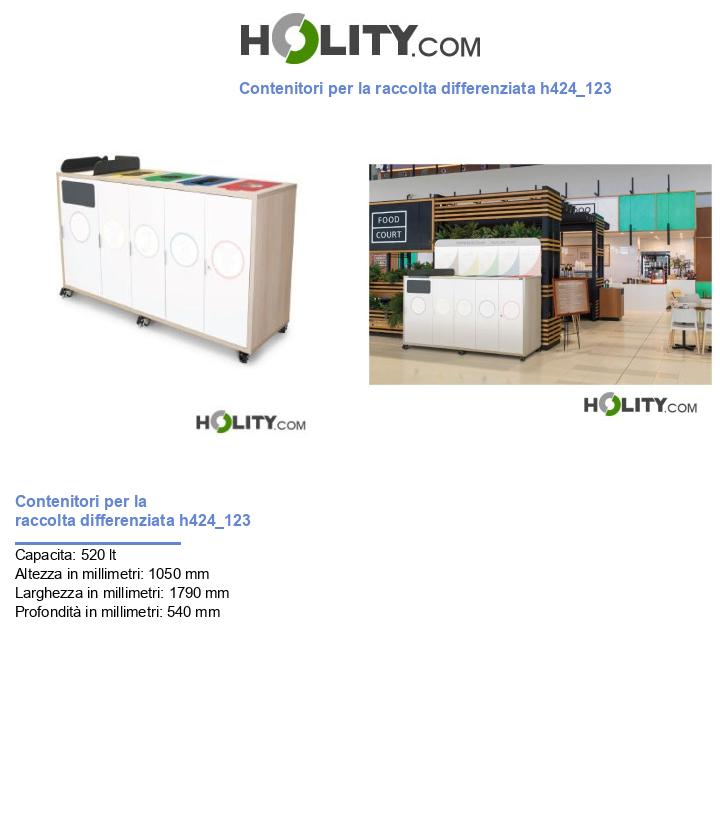 Contenitori per la raccolta differenziata h424_123