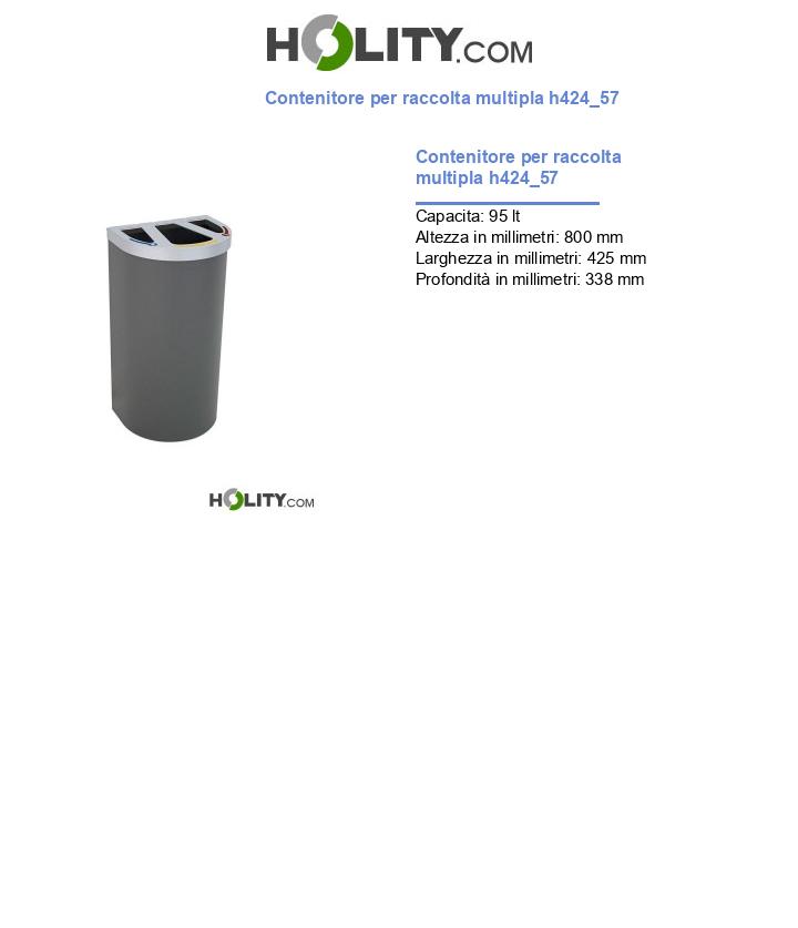 Contenitore per raccolta multipla h424_57