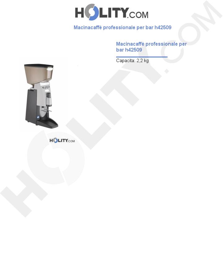 Macinacaffè professionale per bar h42509