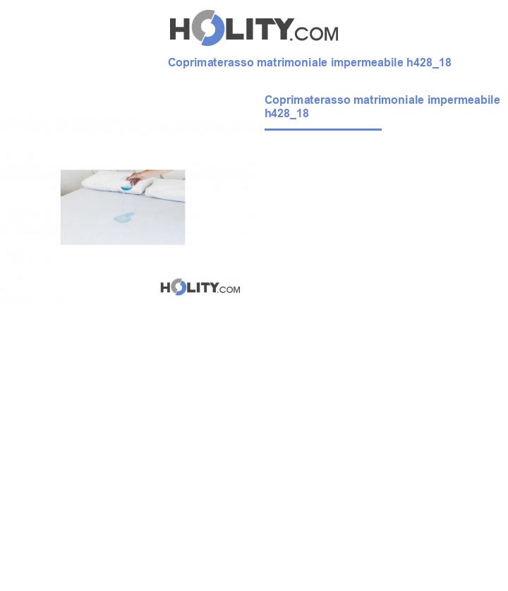 Coprimaterasso matrimoniale impermeabile h428_18