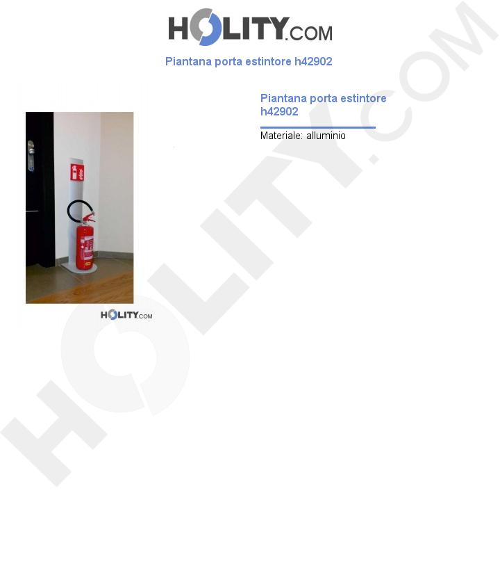 Piantana porta estintore h42902