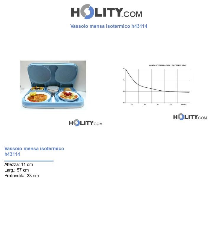Vassoio mensa isotermico h43114