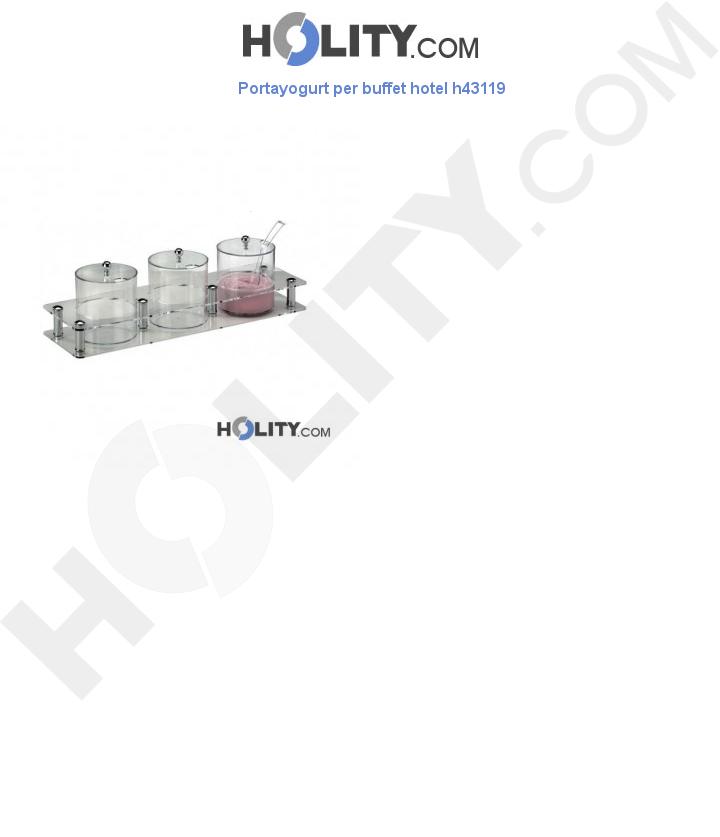 Portayogurt per buffet hotel h43119