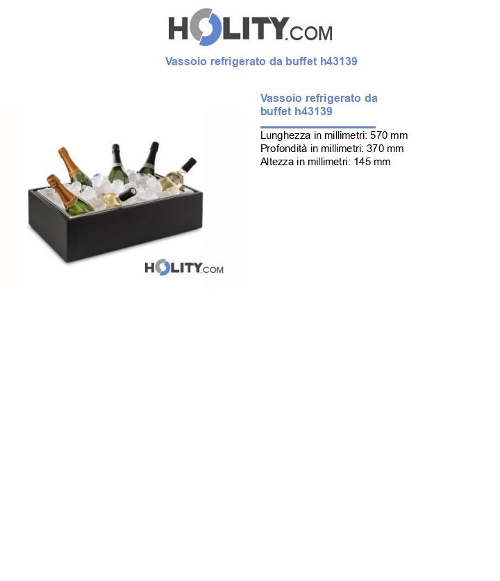 Vassoio refrigerato da buffet h43139