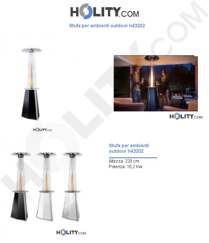 Stufa per ambienti outdoor h43202