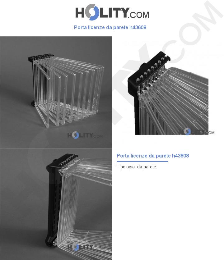 Porta licenze da parete h43608
