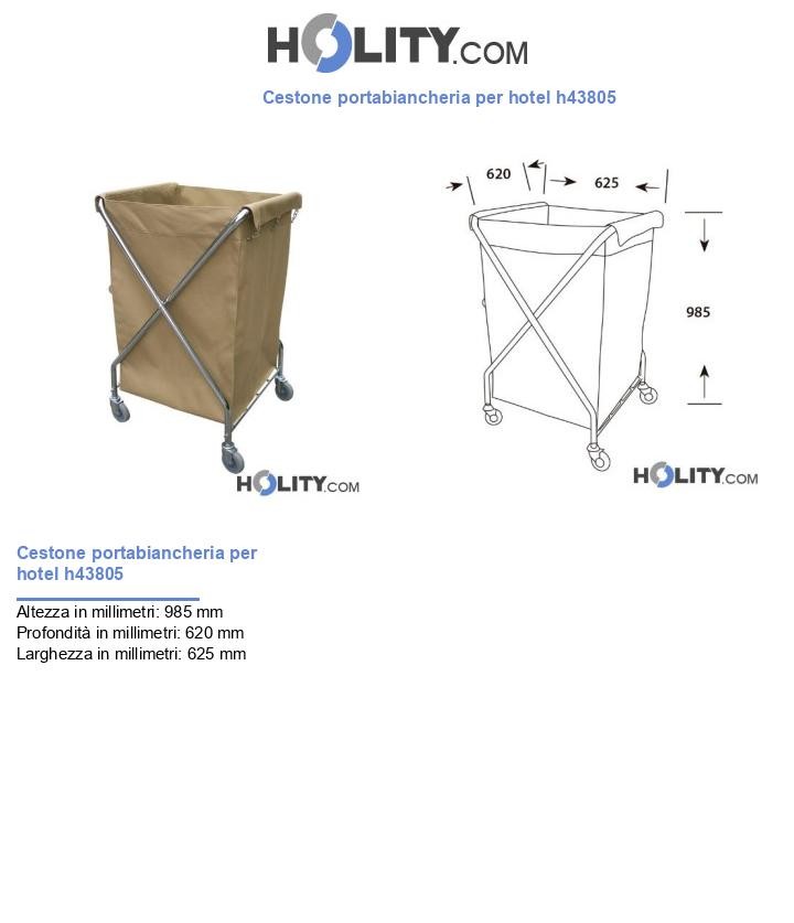 Cestone portabiancheria per hotel h43805