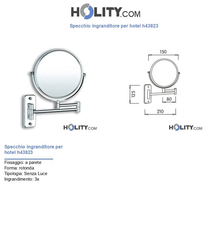 Specchio ingranditore per hotel h43823