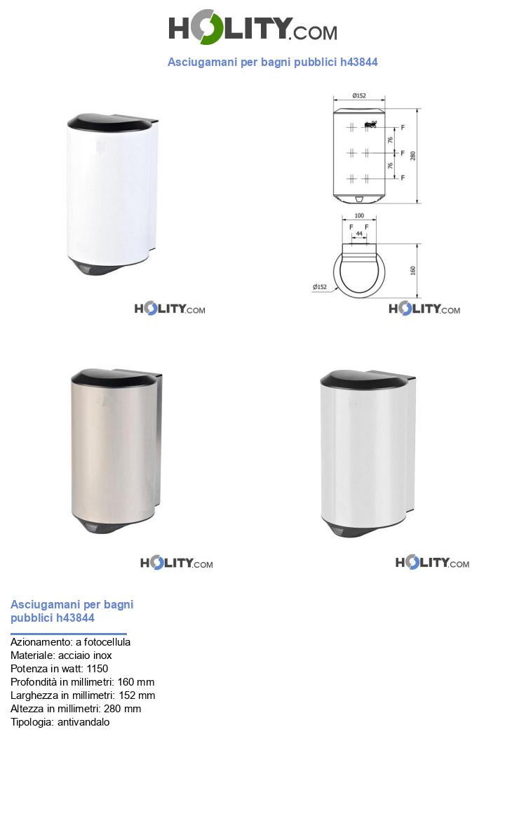 Asciugamani per bagni pubblici h43844