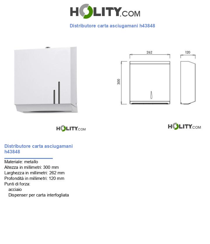 Distributore carta asciugamani h43848