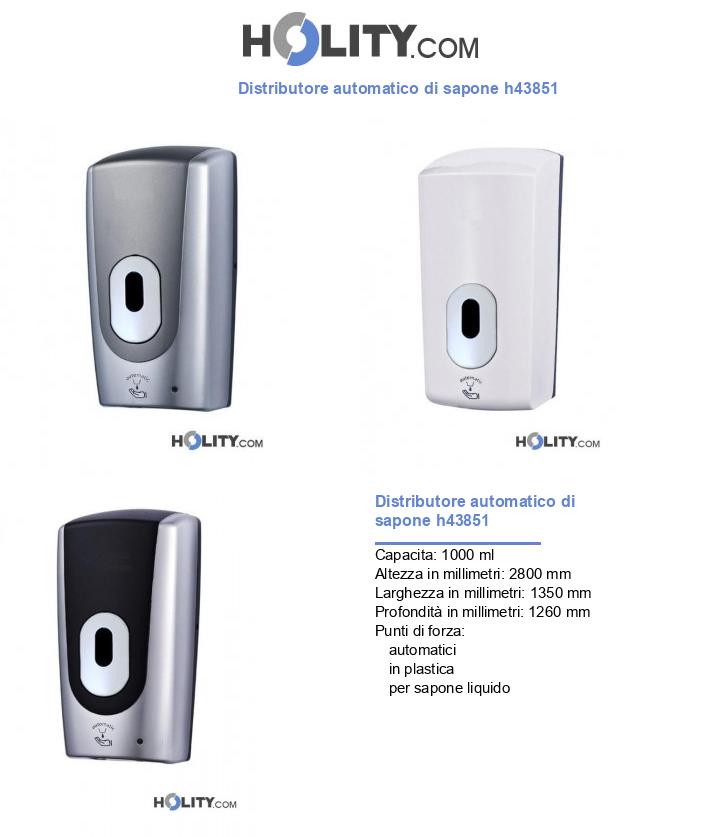Distributore Automatico Di Sapone Liquido, Sensore Elettrico, Ricaricabile USB, Impermeabile IPX5, Design In Vetro E Marmo Bianco, Per Bagno E Cucina
