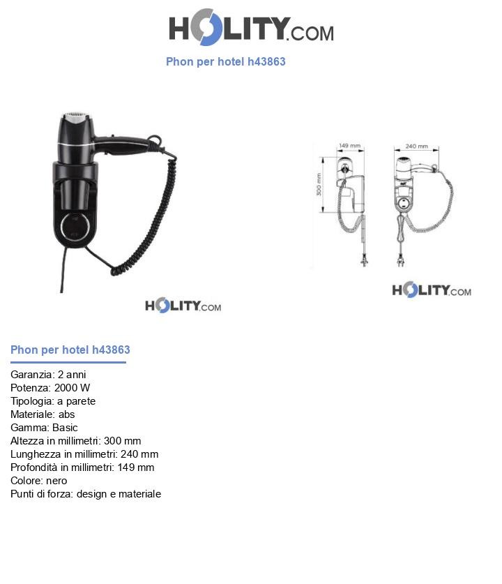 Phon per hotel h43863