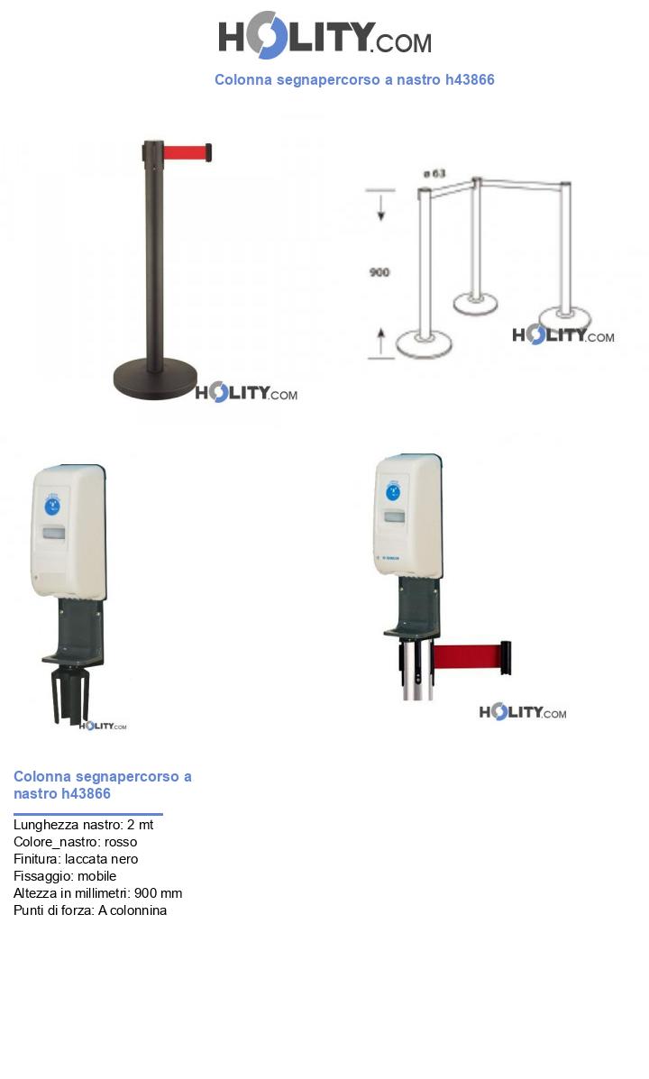 Colonna segnapercorso a nastro h43866
