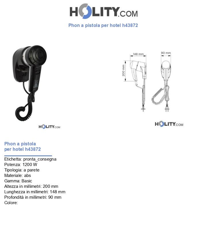 Phon a pistola per hotel h43872