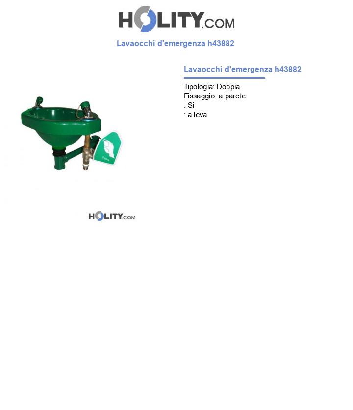 Lavaocchi d'emergenza h43882