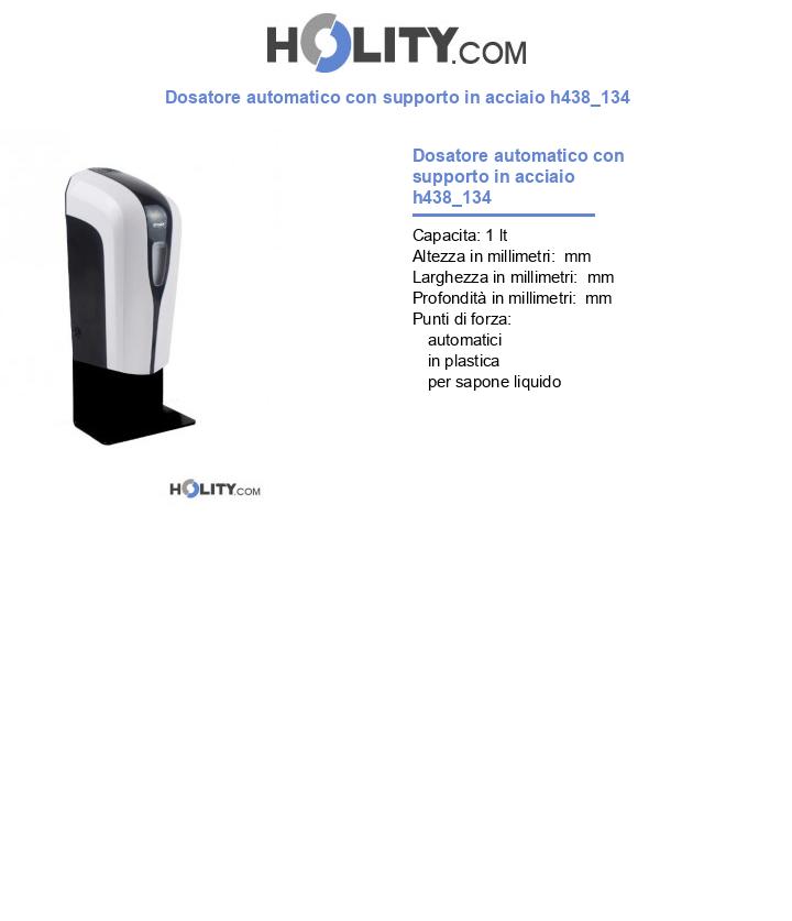 Dosatore automatico con supporto in acciaio h438_134