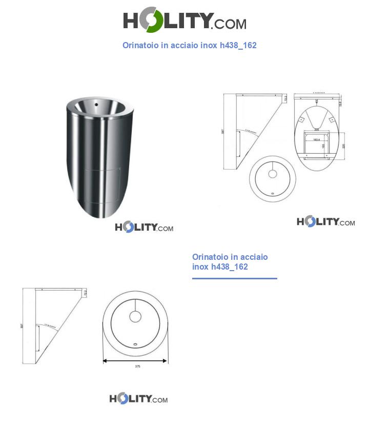 Orinatoio in acciaio inox h438_162