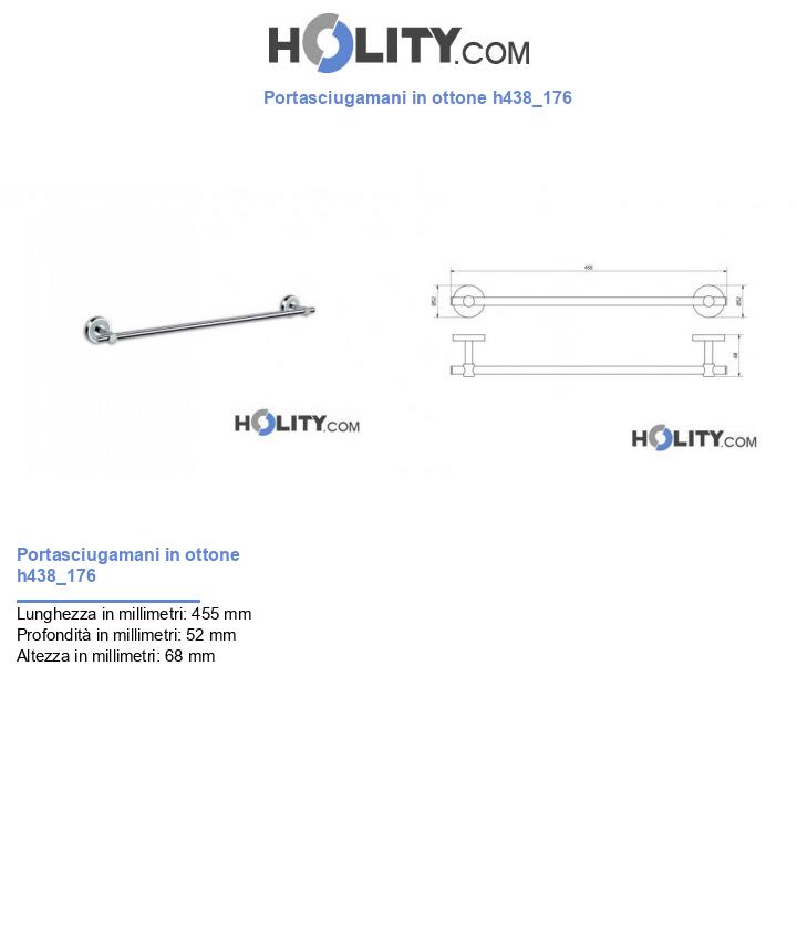Portasciugamani in ottone h438_176