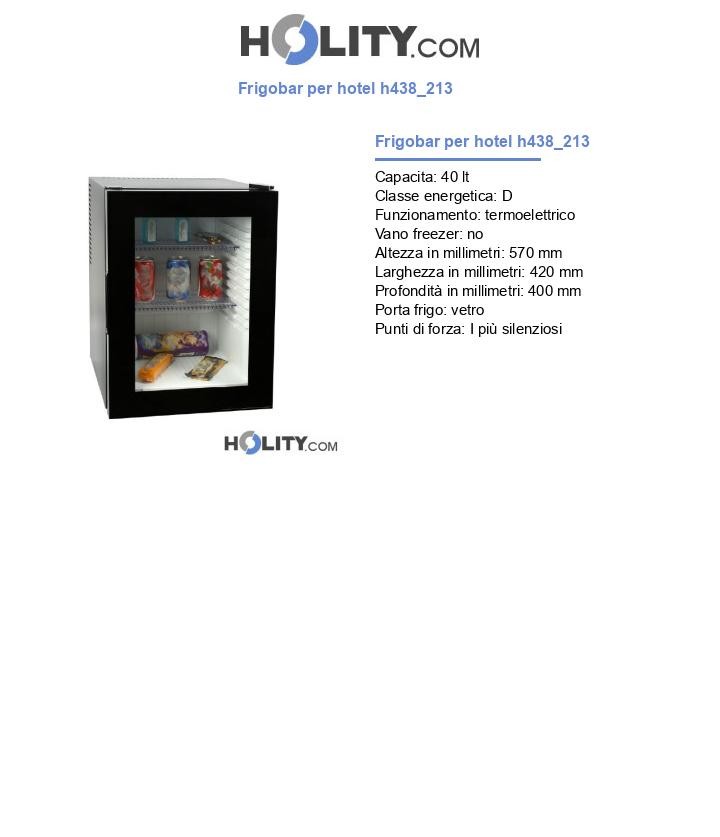Frigobar per hotel h438_213