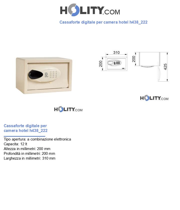 Cassaforte digitale per camera hotel h438_222