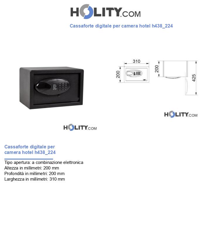 Cassaforte digitale per camera hotel h438_224