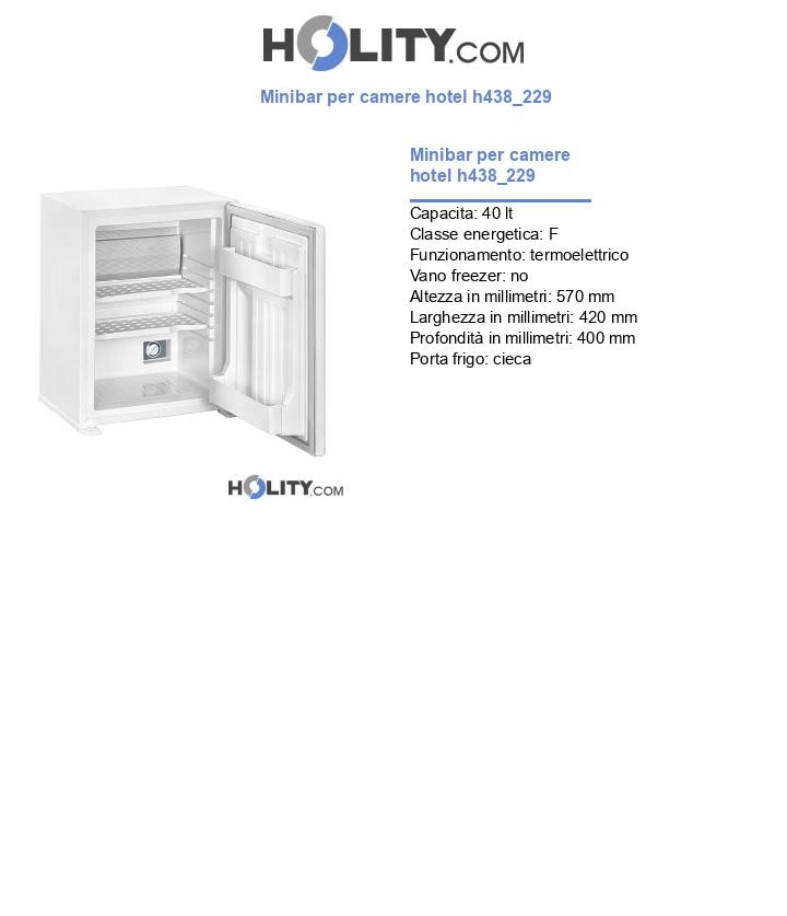 Minibar per camere hotel h438_229