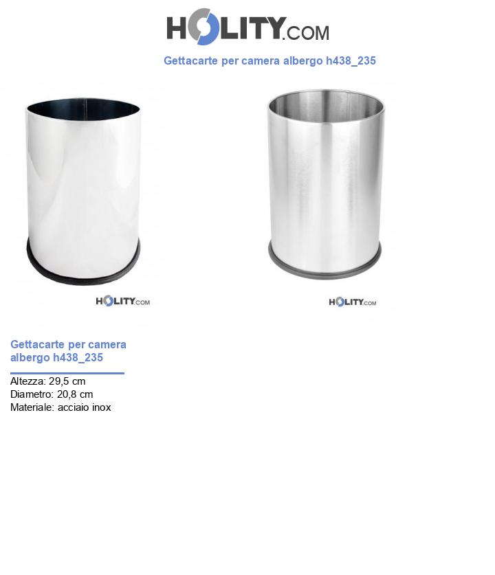Gettacarte per camera albergo h438_235