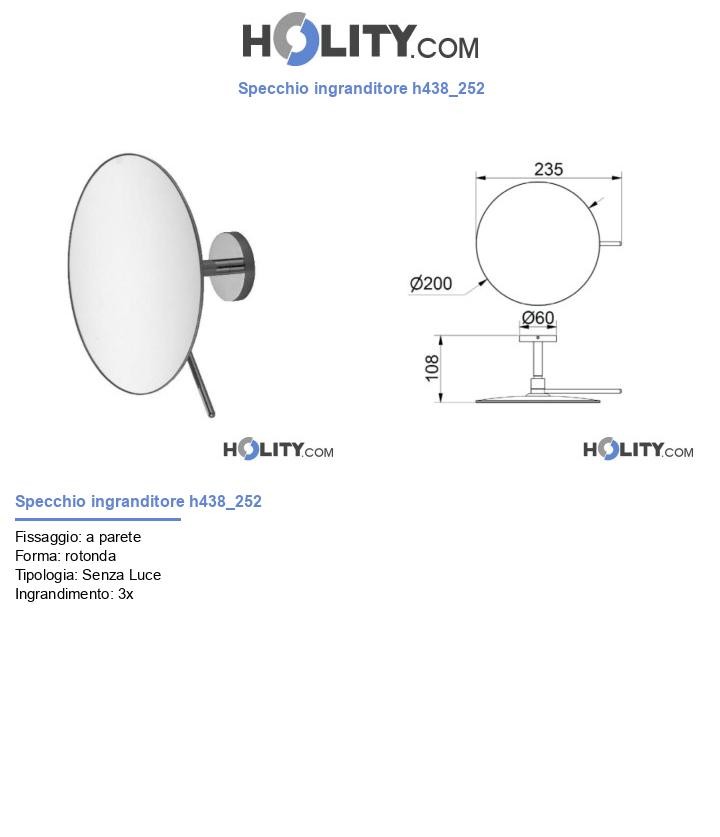 Specchio ingranditore h438_252