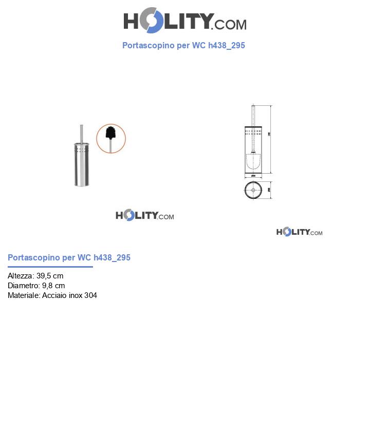 Portascopino per WC h438_295