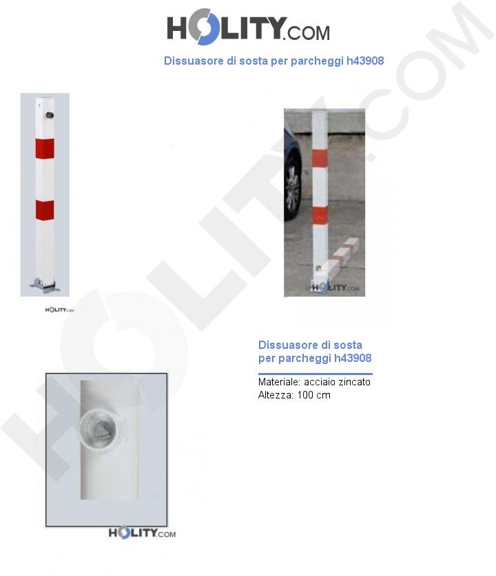 Dissuasore di sosta per parcheggi h43908