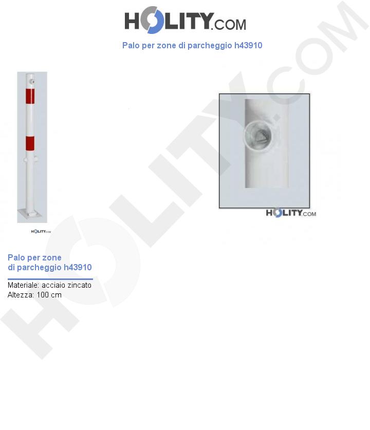 Palo per zone di parcheggio h43910