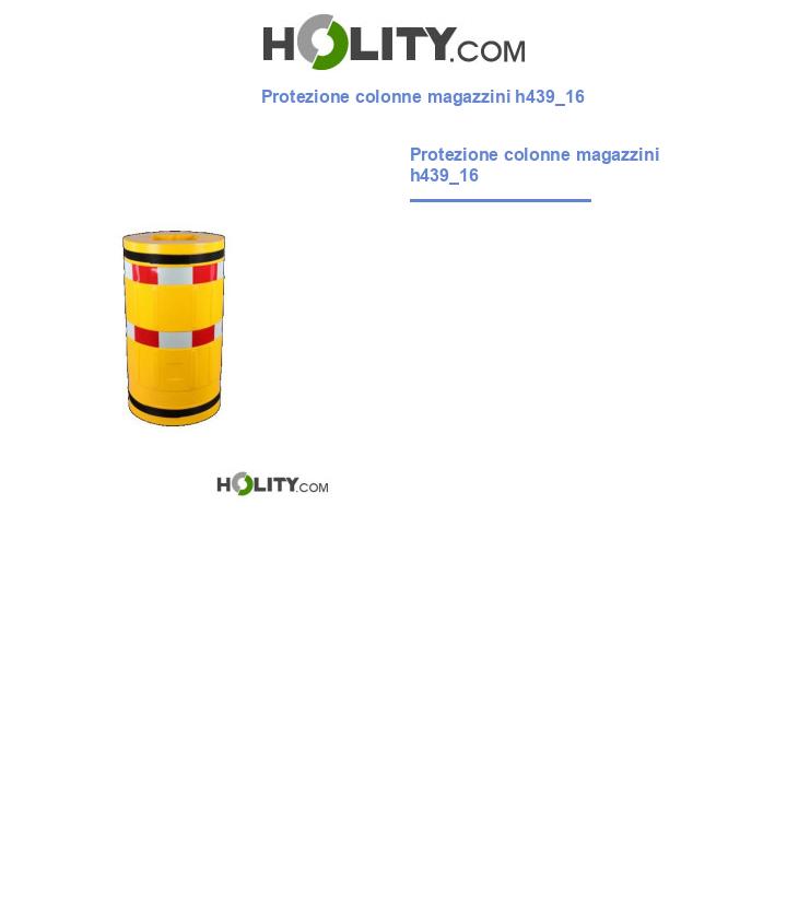 Protezione colonne magazzini h439_16
