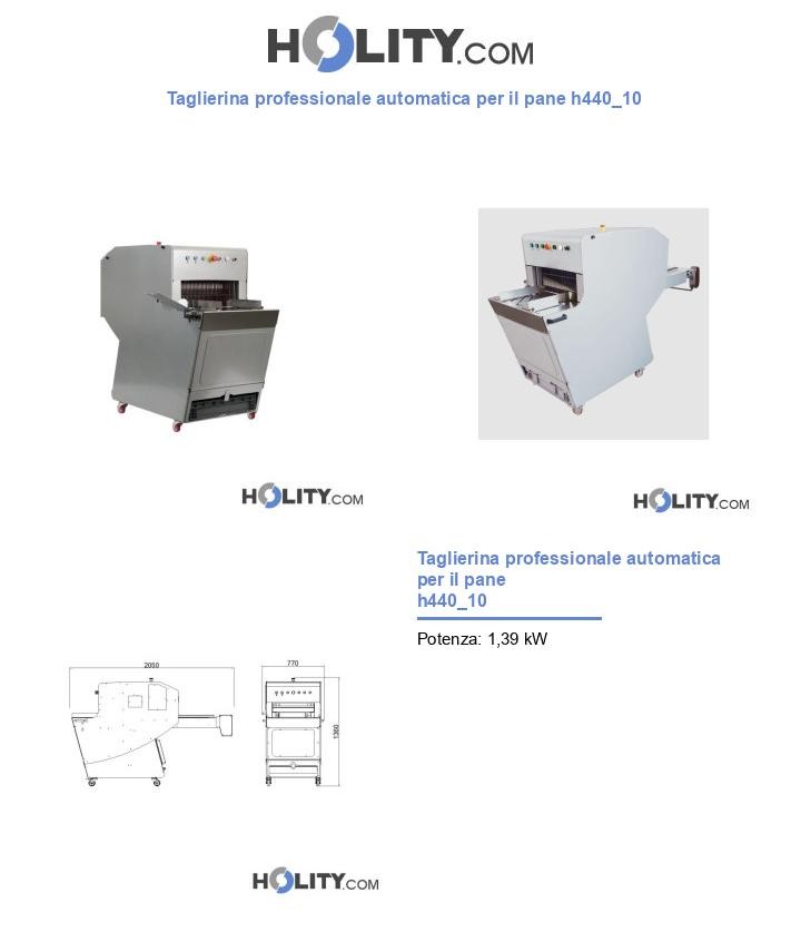 Taglierina professionale automatica per il pane h440_10