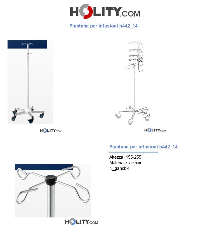 Piantana per infusioni h442_14