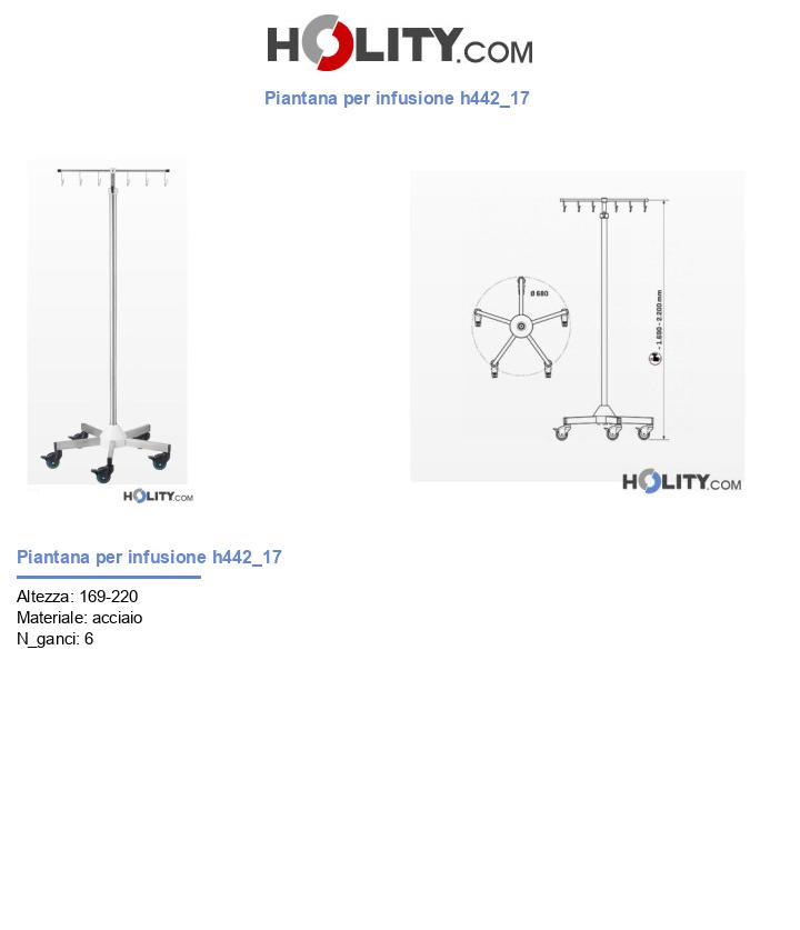Piantana per infusione h442_17