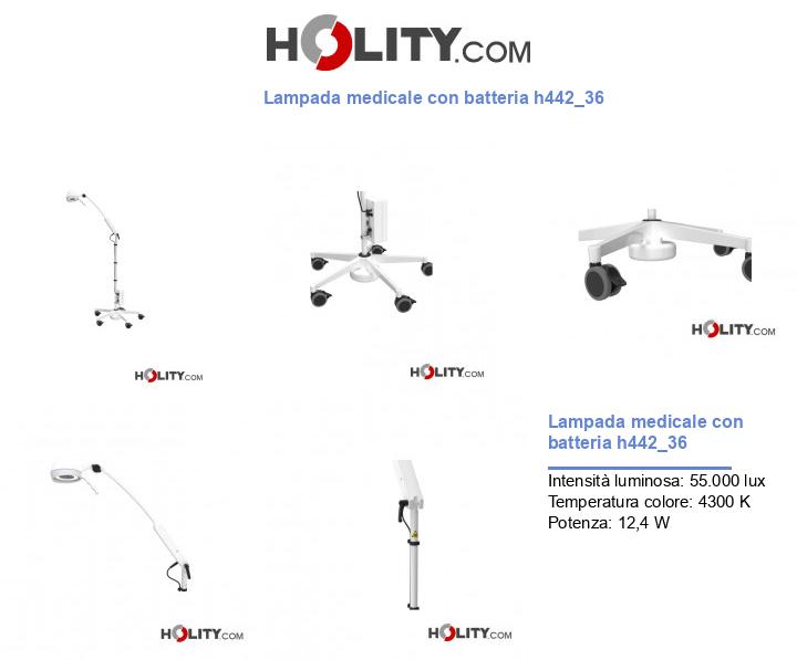 Lampada medicale con batteria h442_36