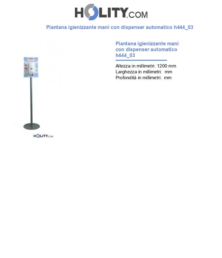 Piantana igienizzante mani con dispenser automatico h444_03