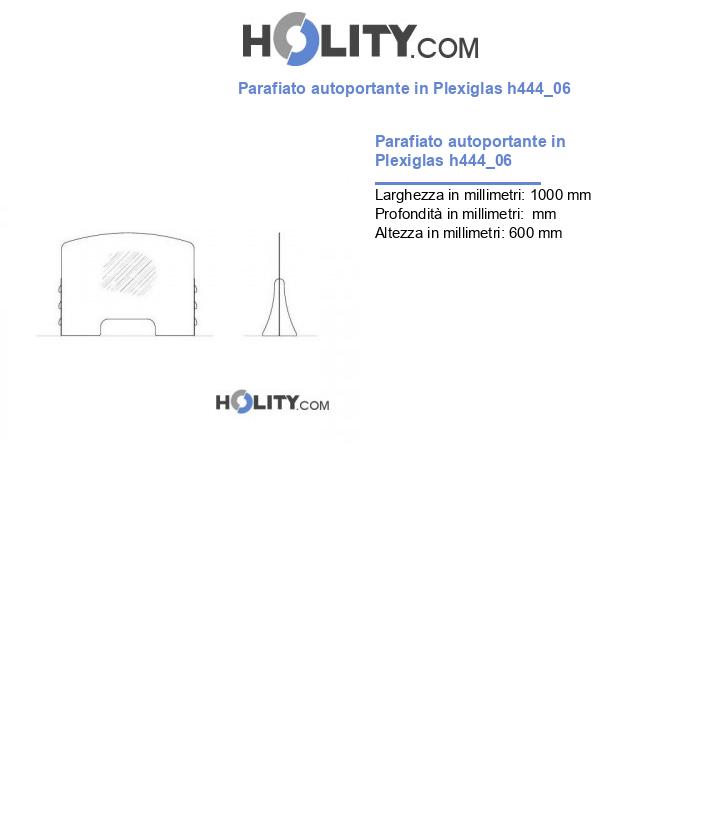 Parafiato autoportante in Plexiglas h444_06