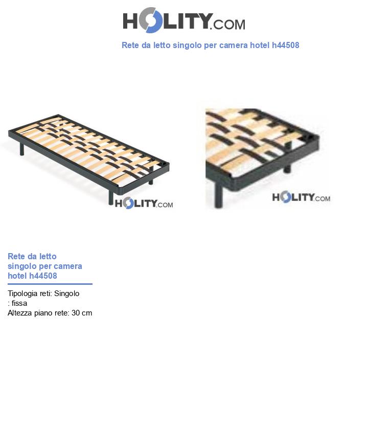 Rete da letto singolo per camera hotel h44508
